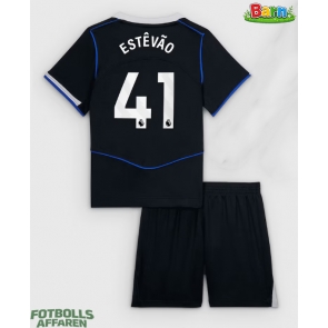 Chelsea Estevao Willian #41 Tredjeställ Barn 2025-26 Kortärmad (+ Korta byxor)